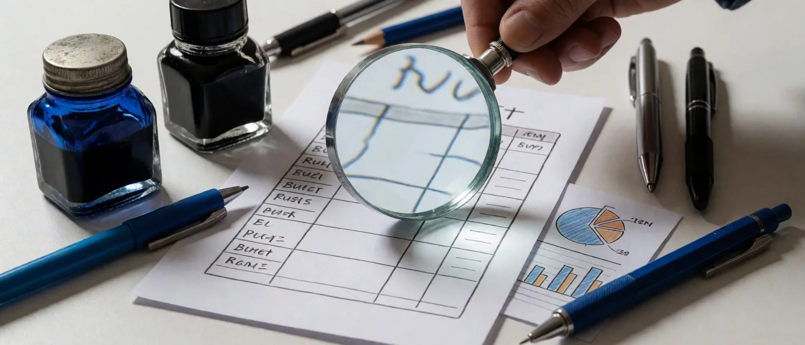 Detalle anatómico de planificación financiera